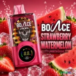 bounce turbo 60k puffs 20mg disposable vape in dubai strawberry watermelon