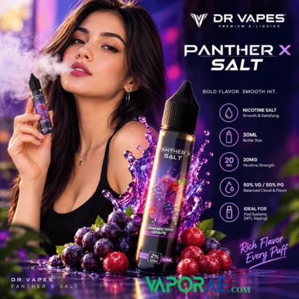 dr vape panther x 20mg nicotine 30ml vape juice