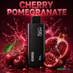 hqd cuvie silk pro 50mg nicotine disposable vape cherry pomegranate