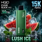hqd cuvie silk pro 50mg nicotine disposable vape lush ice
