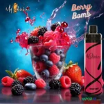 my shisha xl 16500 puffs 3mg nicotine rechargeable disposable vape in dubai berry bomb