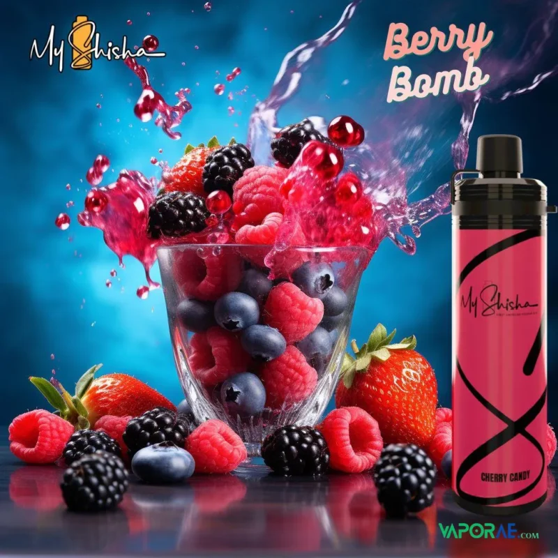 my shisha xl 16500 puffs 3mg nicotine rechargeable disposable vape in dubai berry bomb