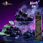 my shisha xl 16500 puffs 3mg nicotine rechargeable disposable vape in dubai black ice