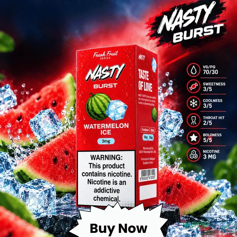 nasty burst 3mg 60ml vape juice in uae watermelon ice