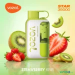 vozol star 35000 puffs 50mg nicotine disposable vape strawberry kiwi