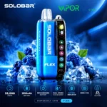 solo bar flex 20mg nicotine 55000 puffs disposable vape