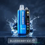 solo bar flex 20mg nicotine 55000 puffs disposable vape blueberry ice