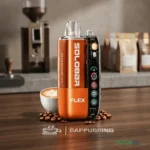 solo bar flex 20mg nicotine 55000 puffs disposable vape cappuccino