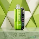 solo bar flex 20mg nicotine 55000 puffs disposable vape creamy avocado